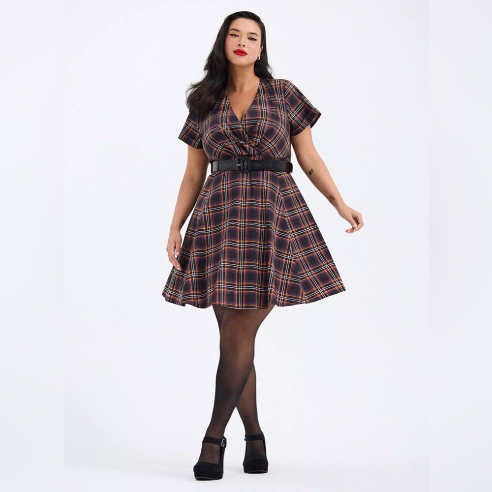 Torrid | Retro Chic Surplice Mini Dress